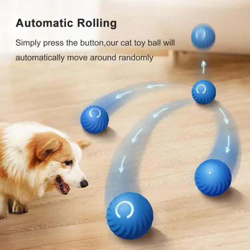 wholesale Smart Moving Pet Toy Ball Interactive Pet Toy Ball electric pet cat toys automatic rolling smart cat