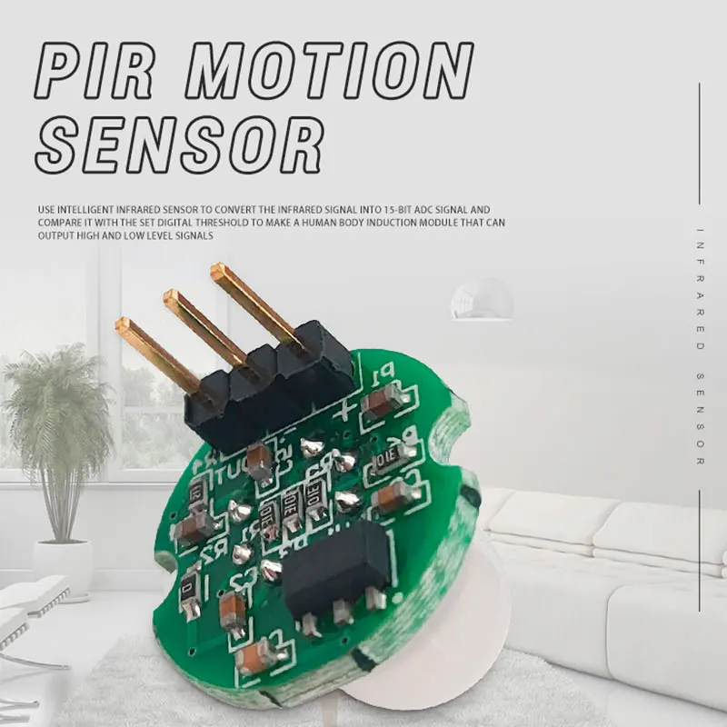 Mini Detector Module Pyroelectric Infrared PIR Sensory Switch Bracket Motion Sensor
