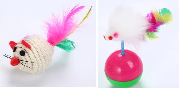 
Best selling interactive set plastic cat teaser wand/pole/cat tunnel/feather toy 
