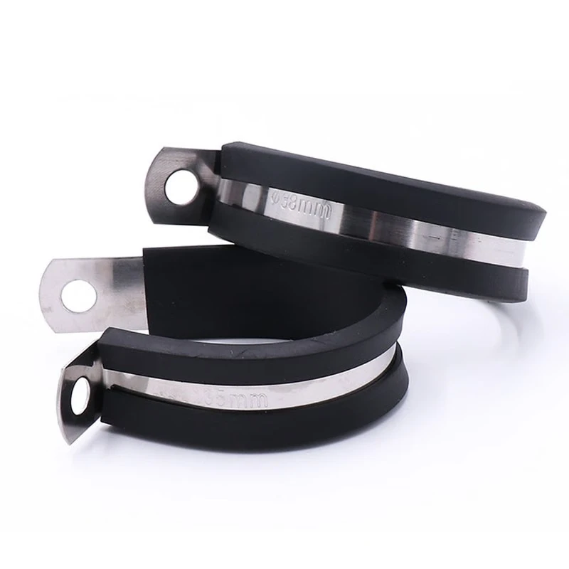 HYSTIC Hot Sale Hot sale Stainless steel strip fixing electric wire fixing pipe clips cable fixing clamp