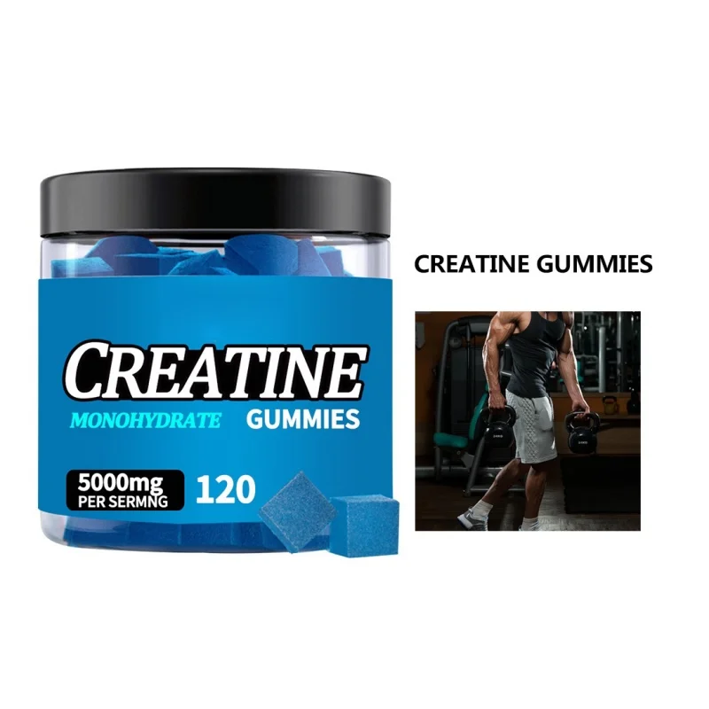 Creatine Muscle Growth Gummies Energy Support Gummies Sports Creatine Supplement Boosts Strength For Man