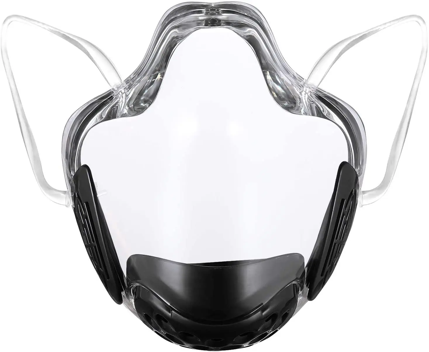 Transparent Mouth Shield Plastic Clear Nose Pet Anti-Fog Protective Pvc Reusable Dust Smart Safety Food Smile Face Mask