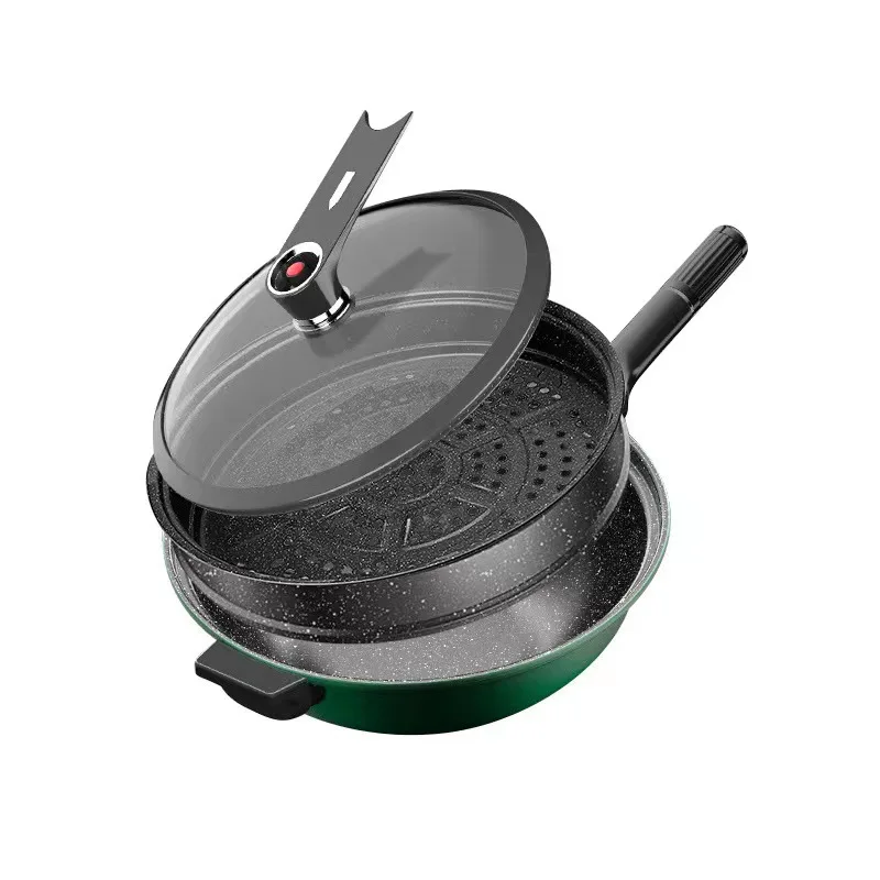 Direct from Manufacturer 32cm Non-Stick Cooking Wok for Induction Cooker for General Medical Stone Frying Quality Cookware