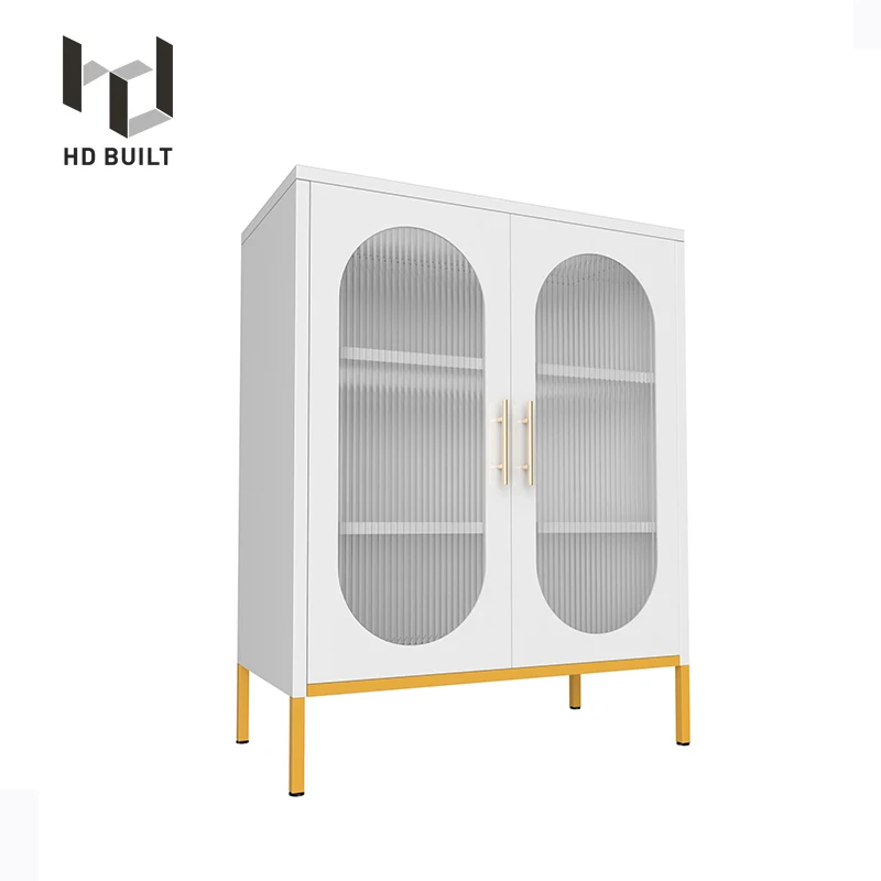 Manufacturers hot selling living room dining room metal storage cabinet dining cabinet with adjustable shelves