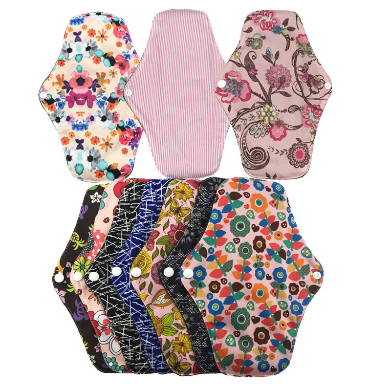 wholesale new microfiber remover sanitary reusable cloth slip menstrual reusable sanitary napkin pads