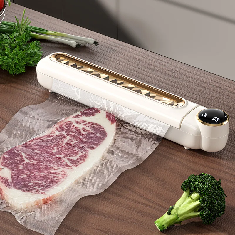 Easy To Operate Portable Vacuum Sealer Machine Automatic Food Sealer Dry Moist Mini Vacuum Food Sealer