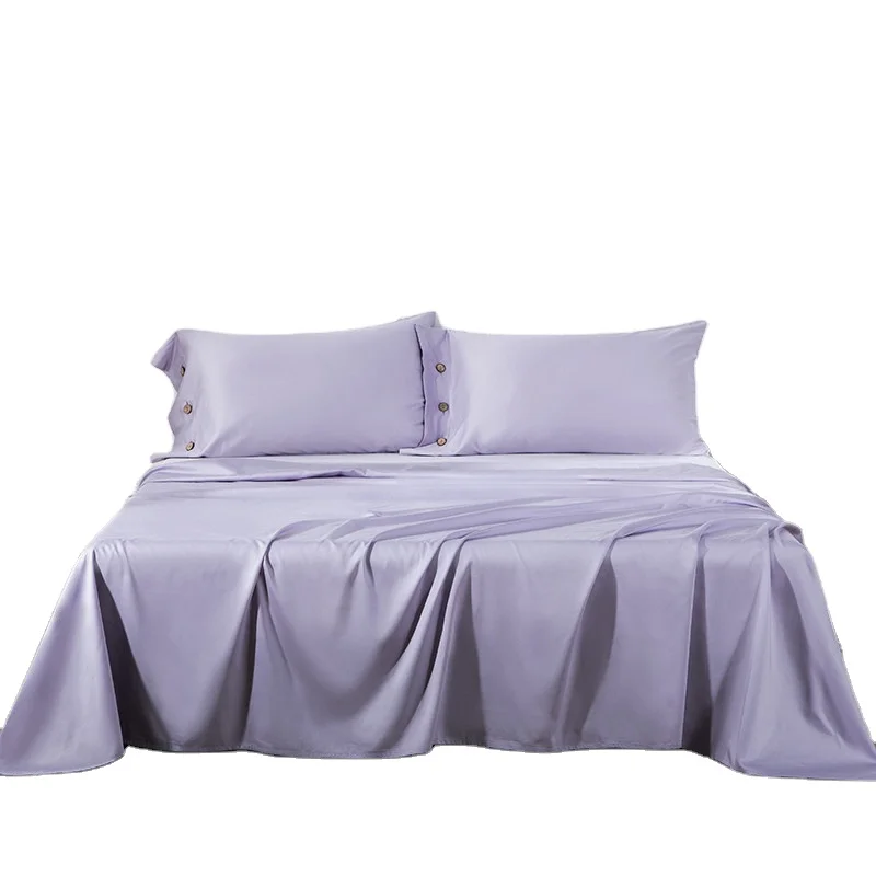 American style 400TC 100% Cotton Queen Sheets Set curtain bedding set
