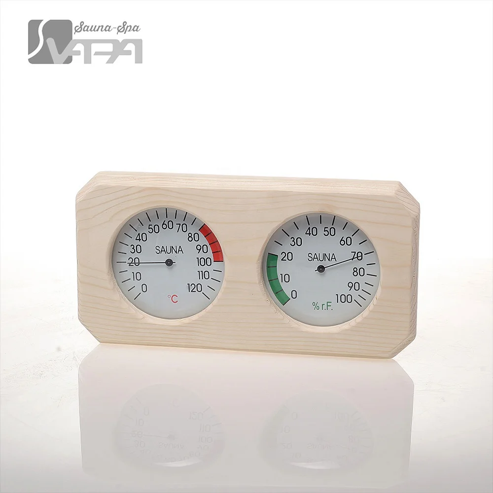 Vapasauna V-T026 прямые продажи с завода высококачественные легкие роскошные аксессуары для сауны термометр сосны