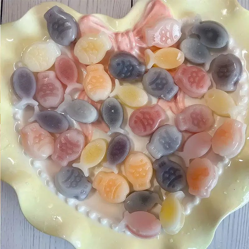 Wax Shell Candy With Jam Candy Oem Fruity Flavor Halal Hard Sweet Jelly Gummy Candy Coconut Sweet