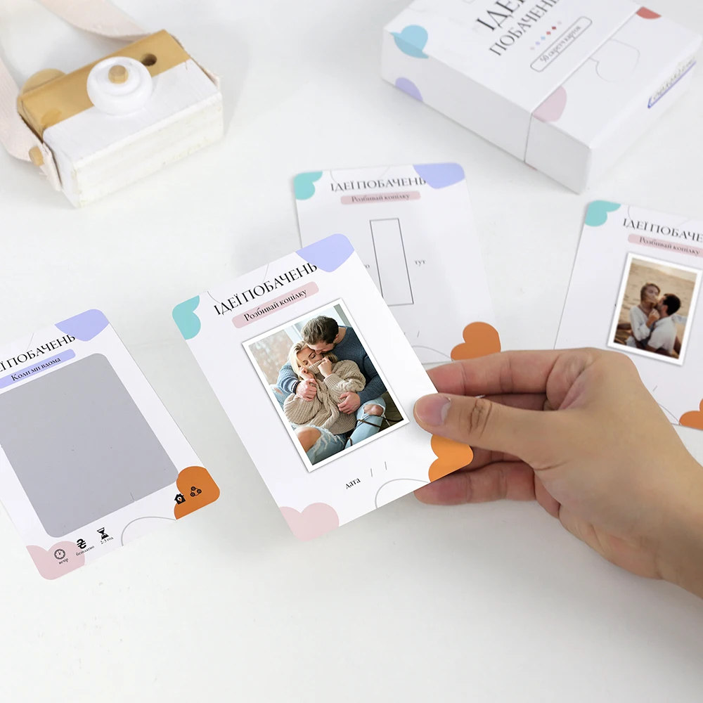 Custom Printing Date Ideas Games Adventure Cards Scratch Off Dating Game Scratch Card With Scratcher for Couples