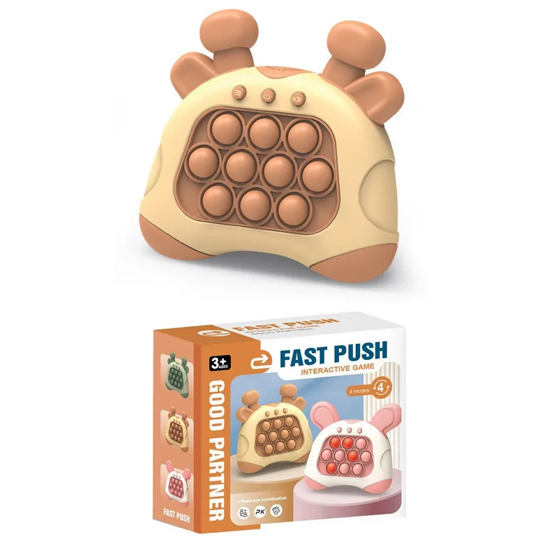 Press Fast Push Game Whack-A-Mole Crossing Children Parent-Child Interactive Thinking Training Educational Toys