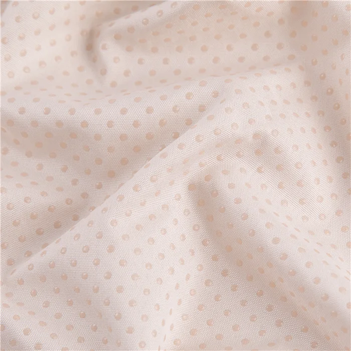 PVC dotted silicone nonslip Anti slip twill 100% polyester fabric for mattress / sofa cover bottom/ under the slippers