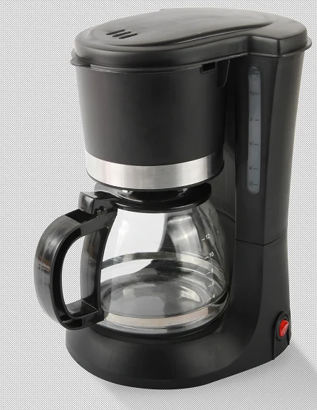 High Satisfaction Blue 4cup Coffee Maker Tempered Glass Carafe Coffee Machine