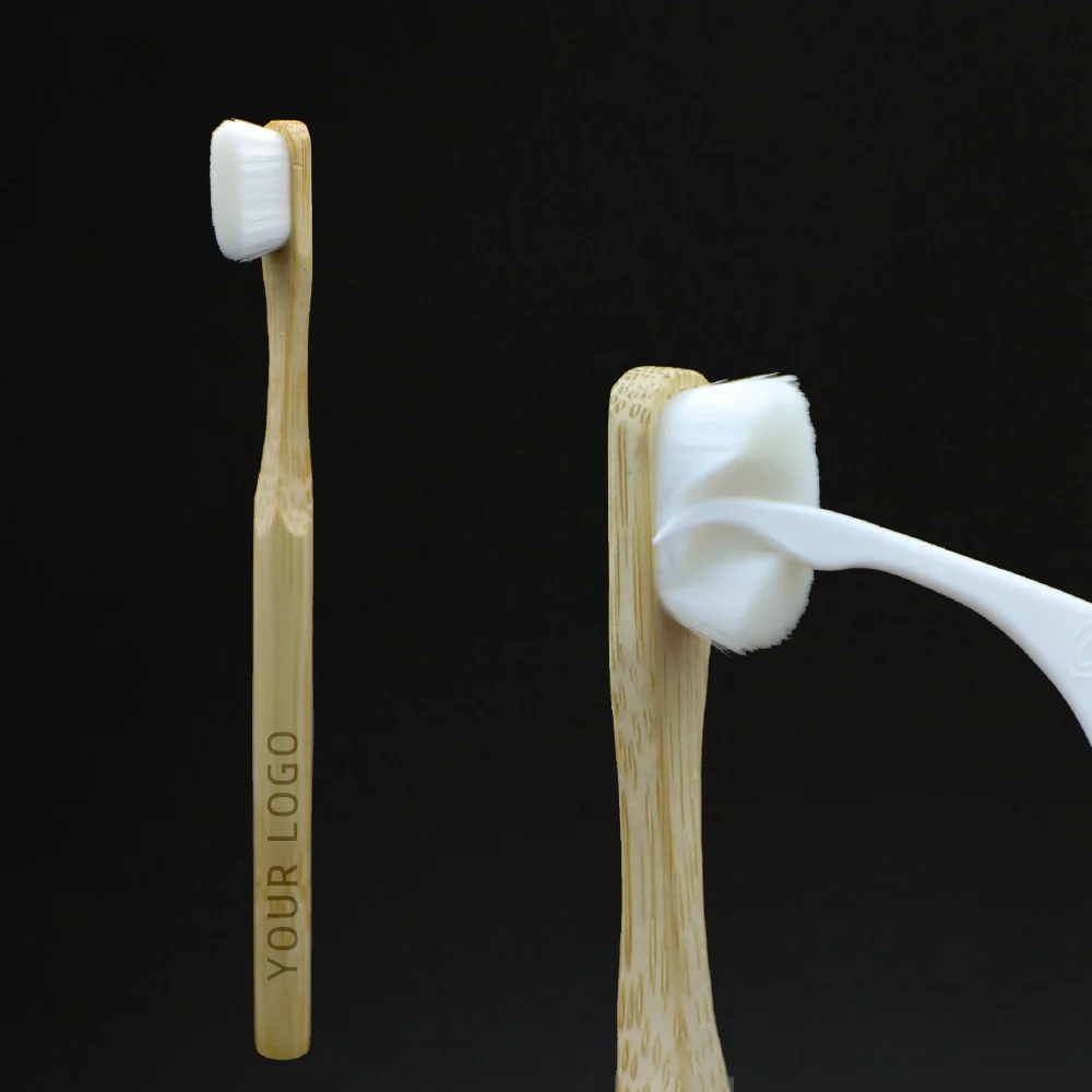 Super Soft Bamboo Toothbrush Micro Nano Toothbrush for Sensitive Gums Daily Necessities Protect Fragile Gums Bamboo toothbrush