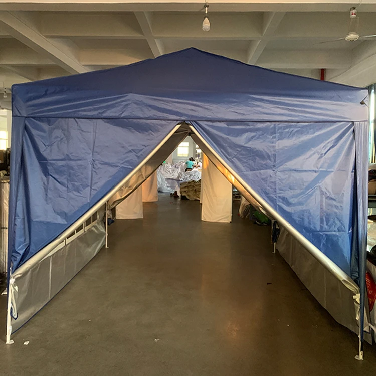 10 x 10ft Portable UPF50+ Beach Canopy Easy Set-Up Outdoor Event Party Tent with Oxford Fabric Structure