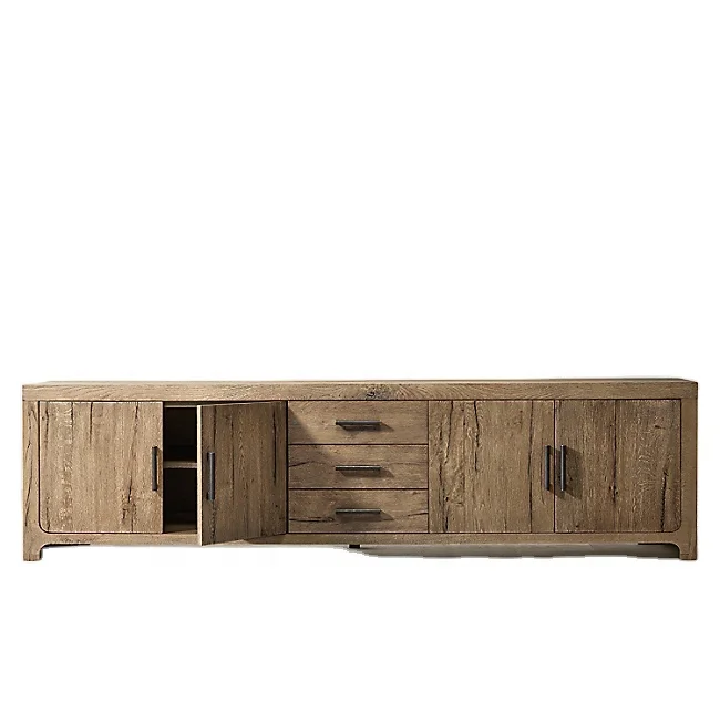 morden solid reclaimed  wood chest of drawer design