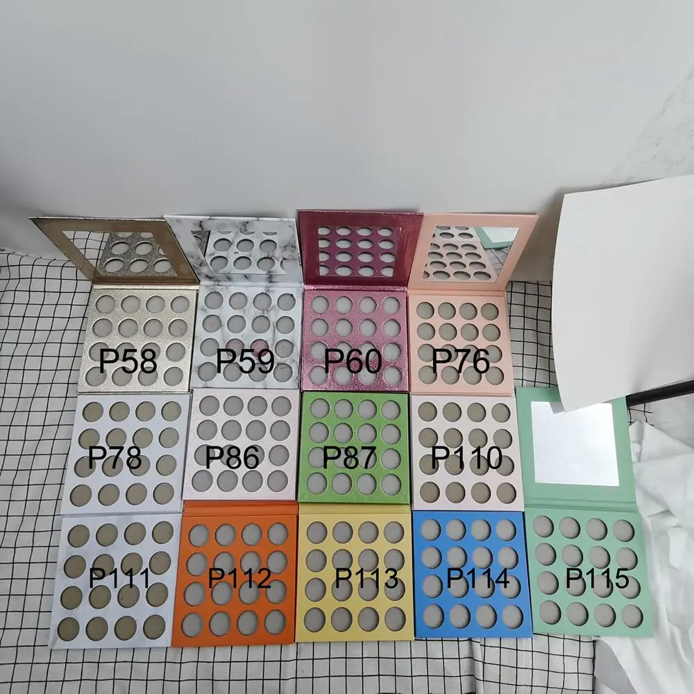 18 Color Custom high Pigment Glitter Eye Shadow  Makeup Palette Private Label  Matte Eyeshadow Palette