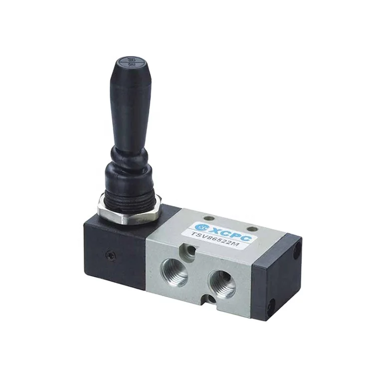 
China XCPC Brand Manufacturer TSV Series Pneuamtic Air Control Manual Hand Pull Solenoid valve 