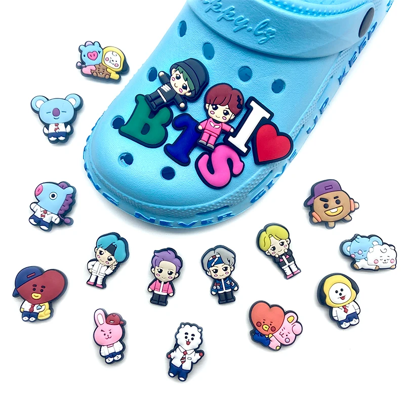 Wholesale Trendy Jibz PVC Rubber Soft Designer Croc Accessories Shoes Charms