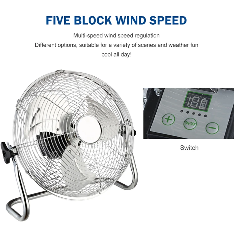  Portable Usb Charging Outdoor Cooling Fan Die Casting Aluminum