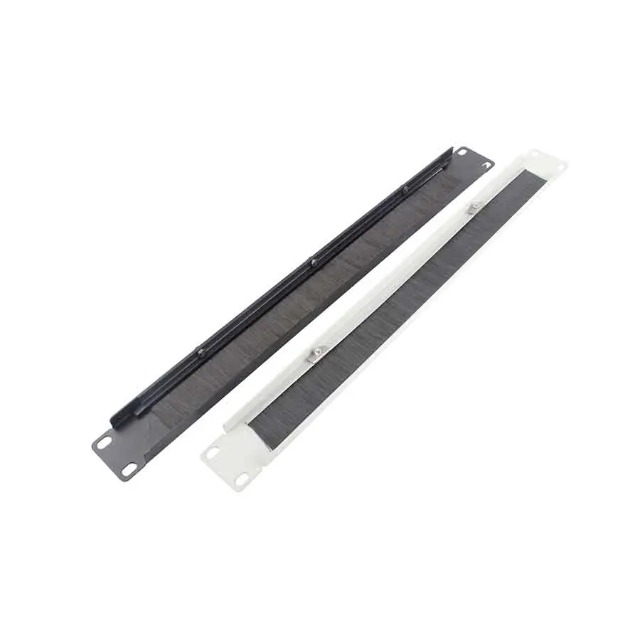 19 Inch 1u brush panel for network cabinets