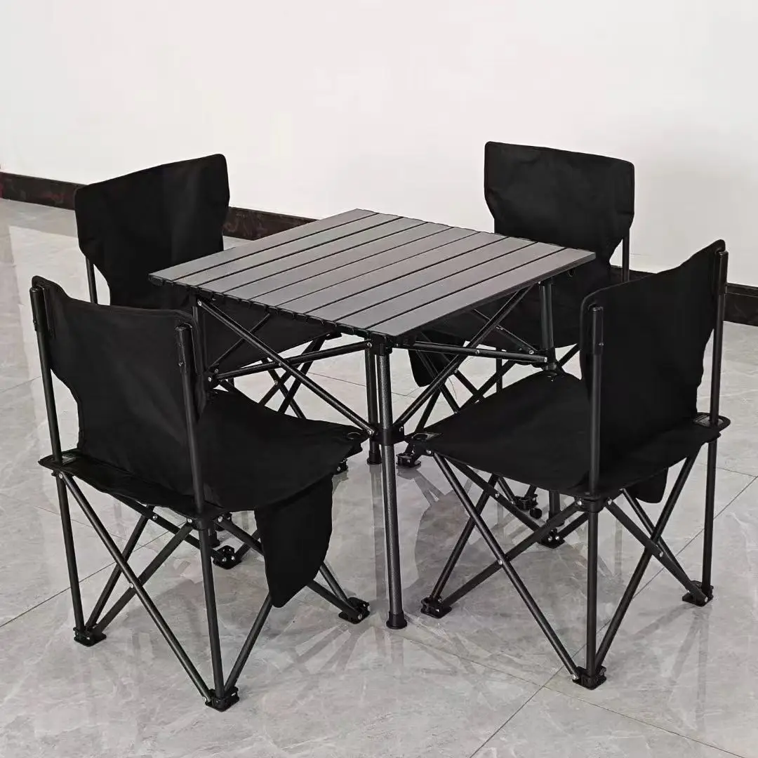 Outdoor Furniture Outdoor Portable Furniture Light Carbon Steel Table and Chair Set Camping and Garden For Outdoor Activities