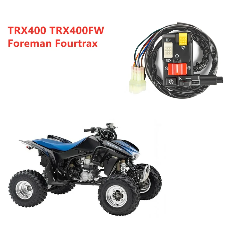 Left Handlebar Switch For Honda ATV TRX400 TRX 400 FW FM Foreman Fourtrax 400 Switch (1600537165408)