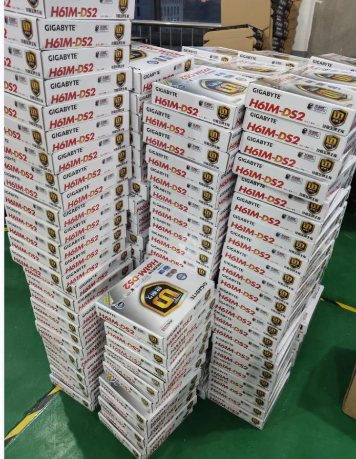 NEW Desktop Motherboard  for GIGABYTE GA-H61M-DS2 PC H61 Socket LGA 1155 i3 i5 i7 DDR3 16G uATX UEFI H61M-DS2 Mainboard