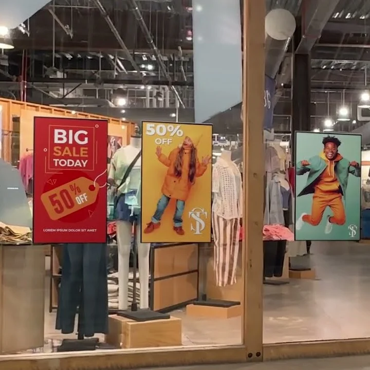 Brand New Sunlight Readable 31.5 Inch Color E Ink Display Ultra Thin E Paper Screen For Museum Exhibition Information Board