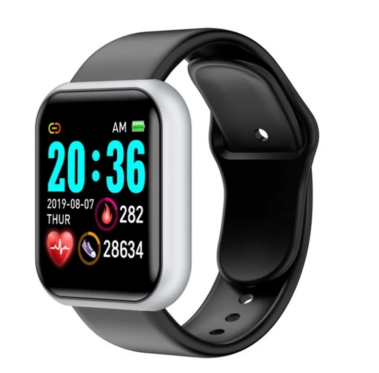 New design 1.44inch D20 smart watch Heart Rate Monitor Pedometer  Fitness Smart Watch D20 Y68 Smart Fitness Bracelet