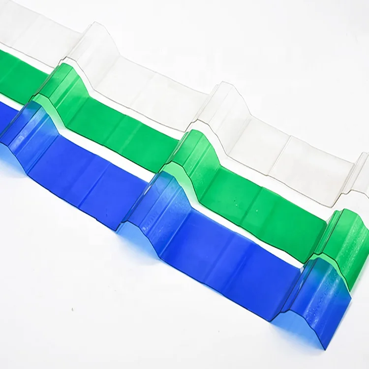 super march free shipping High Quality Clear Plastic Pc Sheet polycarbonate corrugated plastic roofing sheets