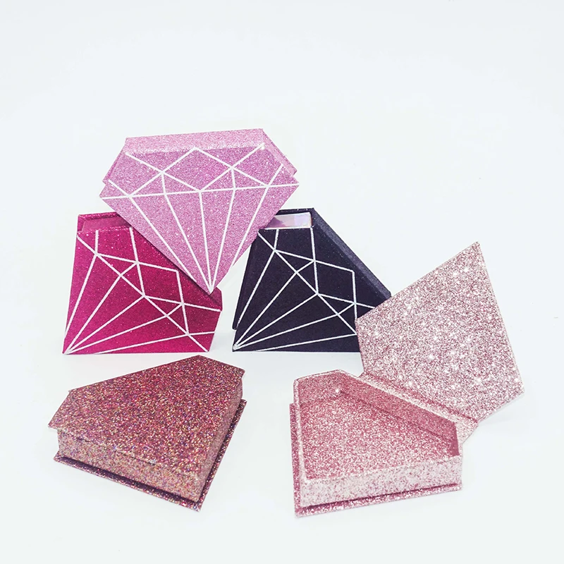 Luxury Special Shape Customized Paperboard Eyelash Packaging Box Empty Eye Lash Box