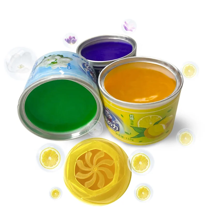 Factory Wholesale Eco friendly Home And Car Fragrance Canned Gel Air Freshener
