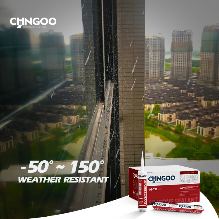 CHNGOO High Quality Neutral GP Weatherproof Silicone Sealant suitable for wood metal plastic marble
