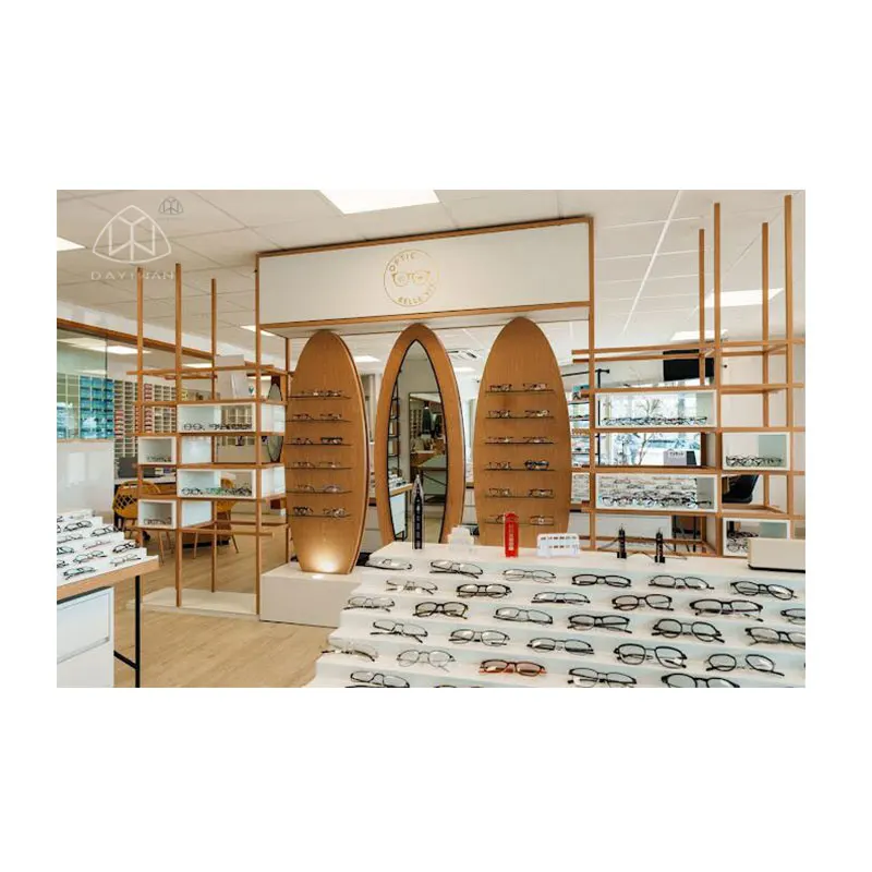 2024 Optical Frames Eyeglasses Fashion Displays Optical Store Fixtures Customized Showcase Lens Storage Cabinet