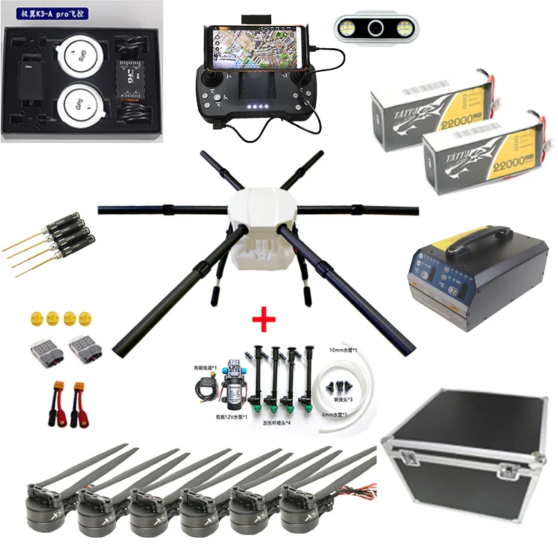  6 Axis 10L Top Selling Plant Protection Agricultural Sprayer GPS Flying Automatically Camera