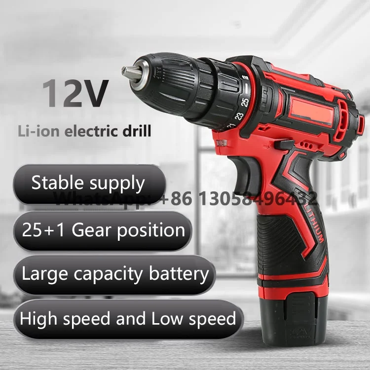 36v Li-ion Battery Pack Hand Cordless Impact Drill Combo Kits