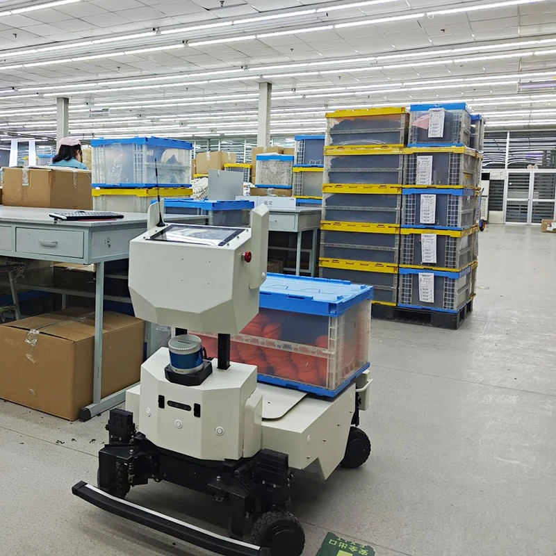 Delivery Service Robot Autonomous navigation Open Sdk  Smart  Agv  Robot Chassis factory delivery robot outdoor