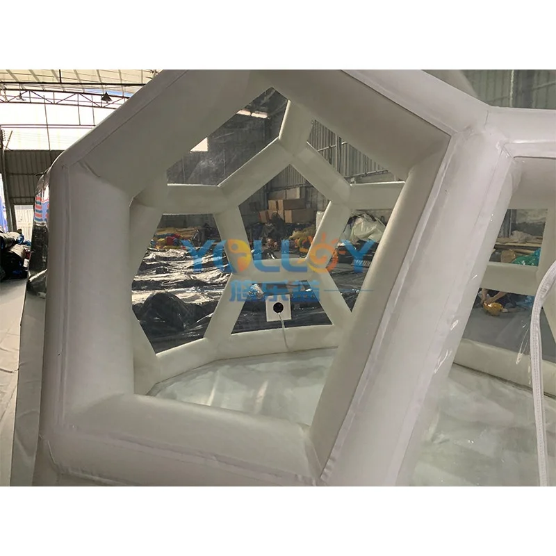 Sealed Structure Inflatable Soccer Bubble Lodge Camping Tent For Stargazing