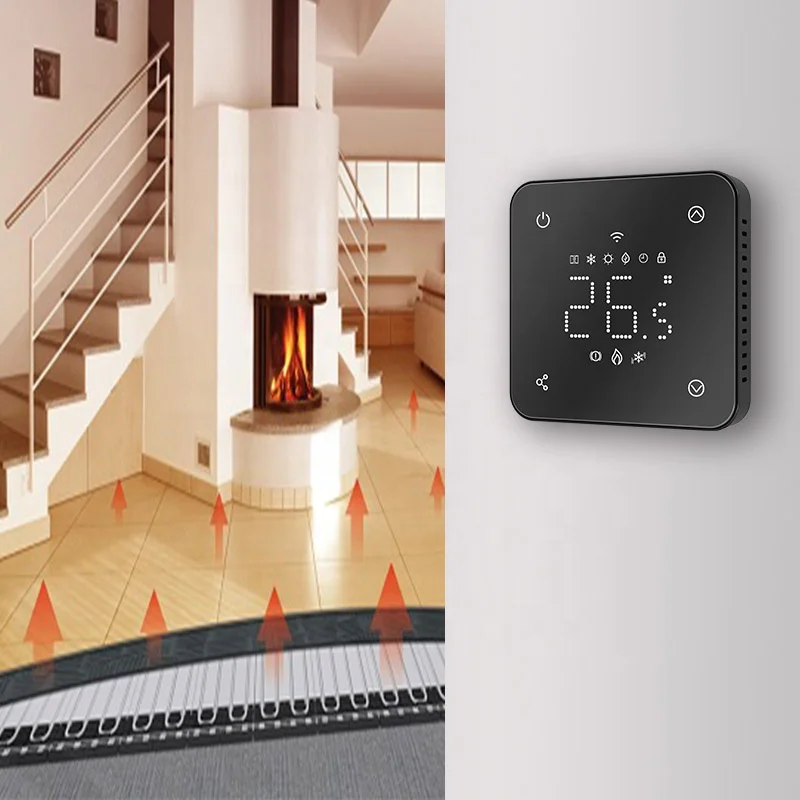 UKCA Socket tuya Wifi tuya APP 16A Electric thermostat with 3m external sensor thermostat