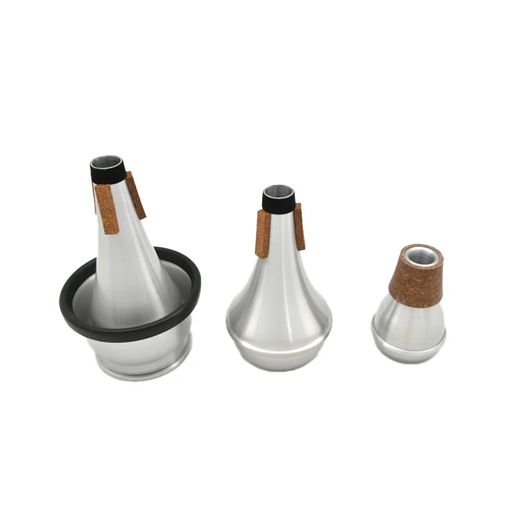 Wholesale aluminium alloy trumpet silencer/ mute