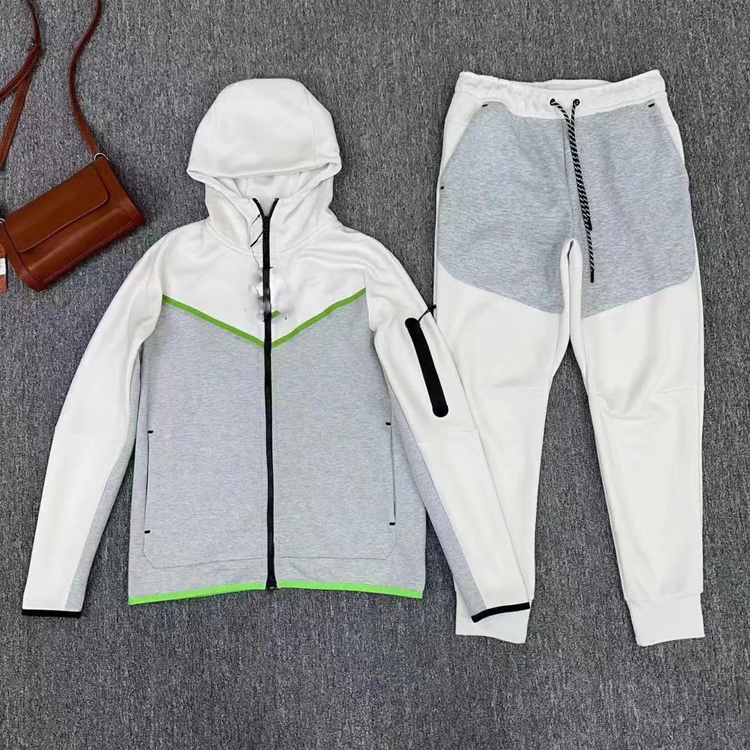 2024 Hip hop trend Tech fleece suit sportswear tracksuit Hooded tracksuit men Cotton Pants Casual mens sportswear