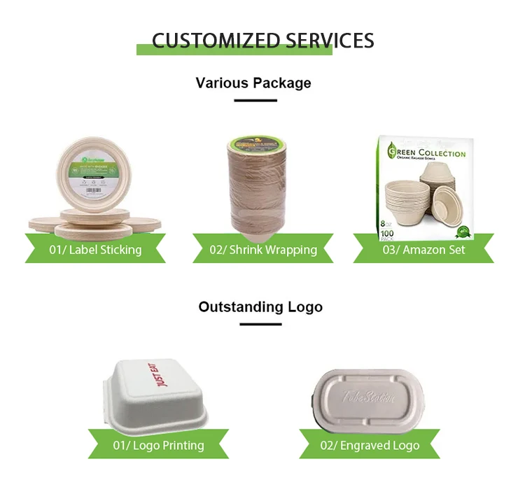 Biodegradable Sugarcane Bagasse Small 2 oz And 4 oz Cup Disposable Sauce Ice Cream Cup With Lid