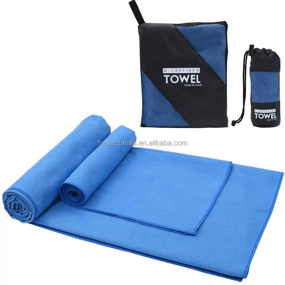 2024Wholesale Outdoor Sports Portable Absorbent Quick Drying Microfiber Cooling Microfiber Beach Towel