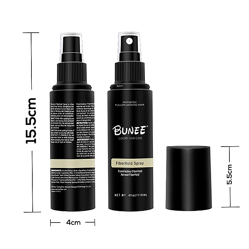 
BUNEE Hair Fiberhold Spray Private Label Freeze Hold Fiber Holding Spray 
