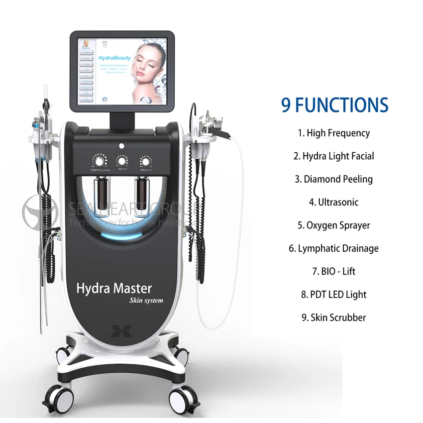 HydraMaster 14 IN1 Aesthetic medicine hidro jet peel facial machine hydra beauty machine hydra beauty machine