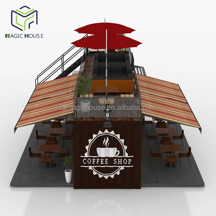 Magic House docker container kiosk buy a container coffee shop