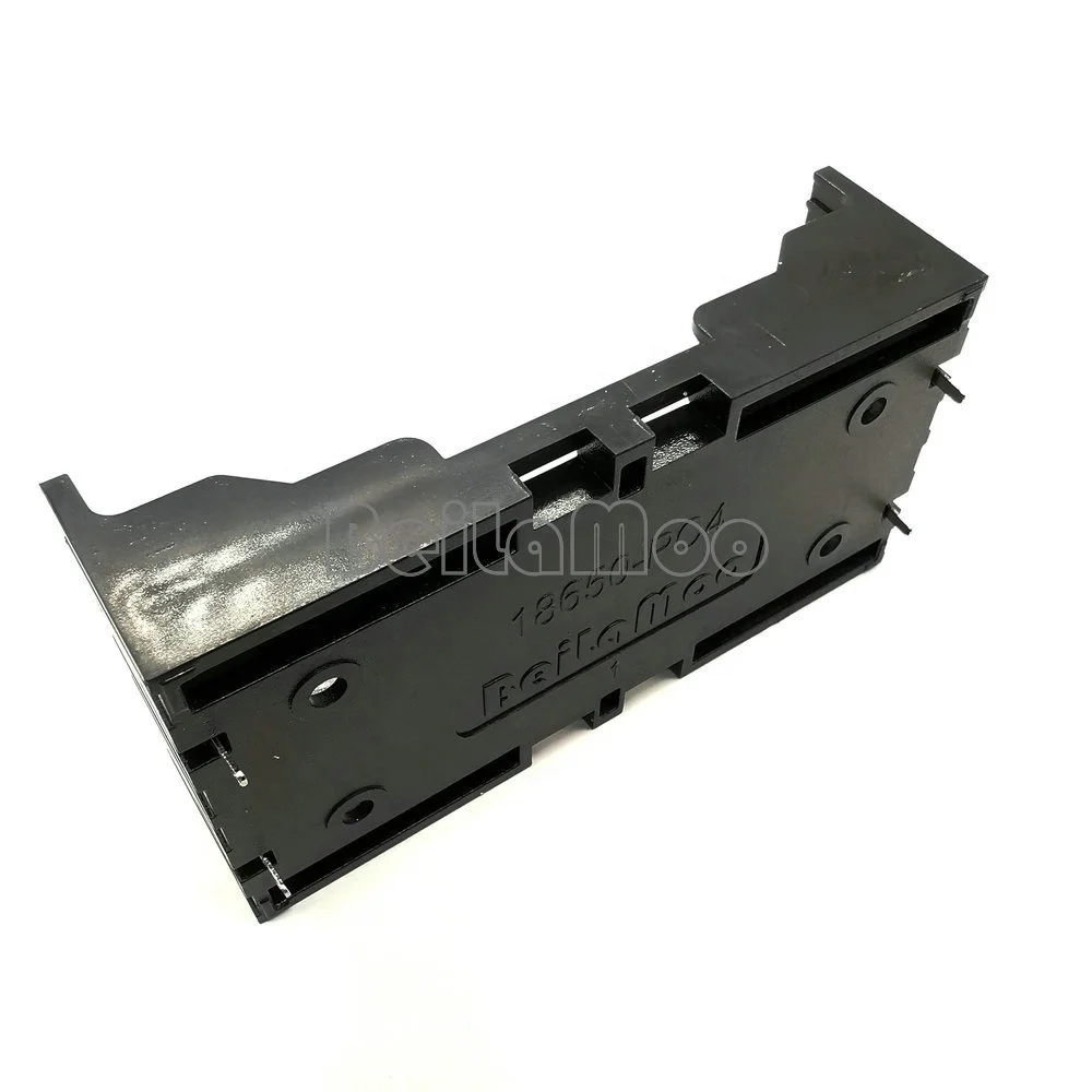 Dual 18650 two cells box with PC Board Pins  1865 batt holder battery case