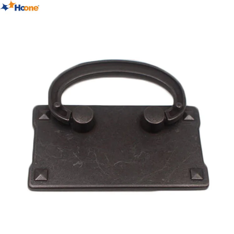 HOONE Wholesale Antique Bronze Art Furniture Handles Crecessed Folding Handle Pull