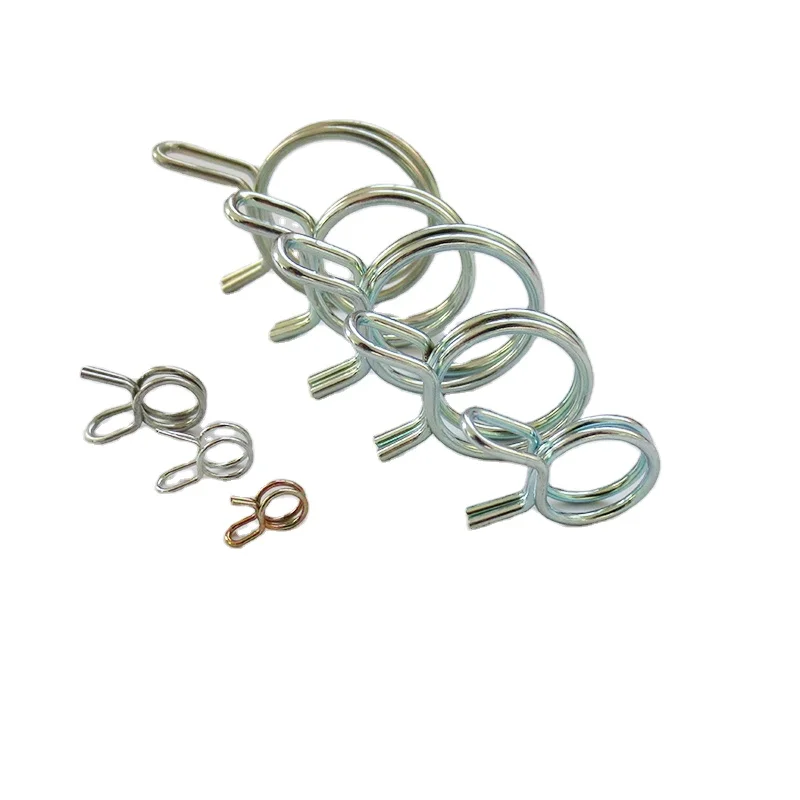 Supplier of stainless steel double wire hose clamp / double spring clip